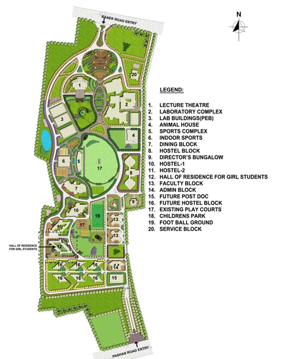 PROJECT NAME-IISER,PUNE<br>
AREA – 98 ACRES<br>
START DATE - 2010
